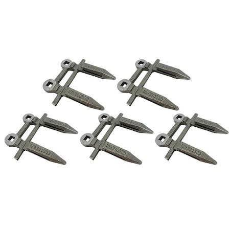 Aic Replacement Parts Set/5 2-Prong Forged Guards Fits Ford/New Idea 536 535 290 Mower Conditioners COH70-0011_x5